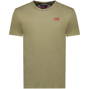 Geographical norway T-shirt Korte Mouw  SY1363HGN-Kaki
