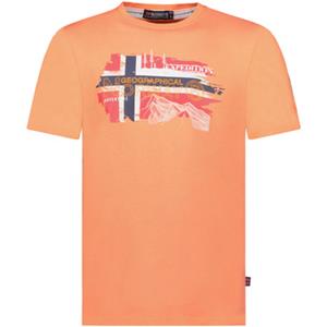 Geographical norway T-shirt Korte Mouw  SY1366HGN-Coral