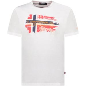 Geographical norway T-shirt Korte Mouw  SY1366HGN-White