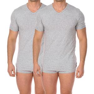 Bikkembergs T-shirt Korte Mouw  BKK1UTS02BI-GREY MELANGE