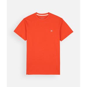 Oxbow T-shirt Korte Mouw  Effen T-shirt met borstborduursel 4flo TEBAZ