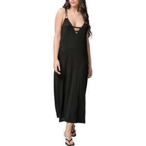 Luna Jurk  Lange zomerjurk Star zwart Splendida