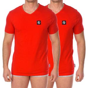 Bikkembergs T-shirt Korte Mouw  BKK1UTS08BI-RED