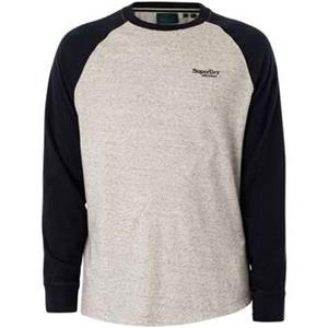 Superdry T-shirt Korte Mouw  Essentiële honkbal-T-shirt met logo