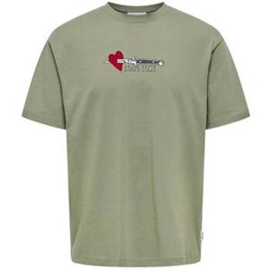 Only And Sons T-shirt Korte Mouw  -