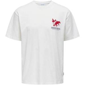 Only And Sons T-shirt Korte Mouw  -