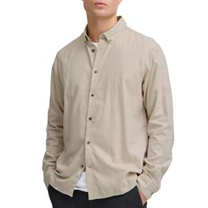 Solid Overhemd Lange Mouw  Pete Normaal Shirt