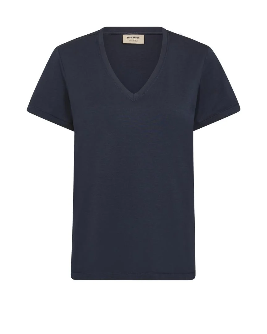 Mos Mosh 168510 468 mosmosh mm dala v-ss basic tee salute navy