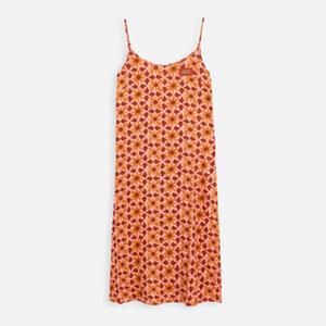 Oxbow Jurk  Linnen zomerjurk met print AZULEJO