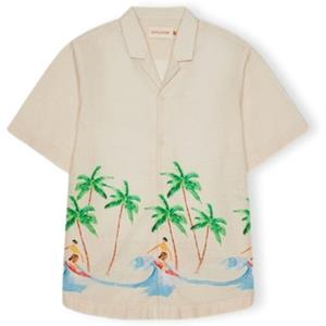 Rvlt Revolution Overhemd Lange Mouw  Cuban 3104 Shirt - Off White