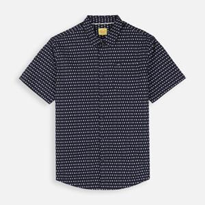 Oxbow Overhemd Lange Mouw  Microprint shirt met korte mouwen MINIATURE