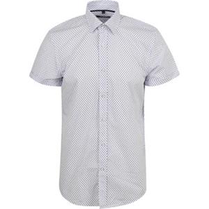 Suitable Overhemd Lange Mouw  Short Sleeve Overhemd Print Blauw