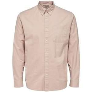 Selected Overhemd Lange Mouw  Noos Regrick Oxford Shirt - Shadow Gray