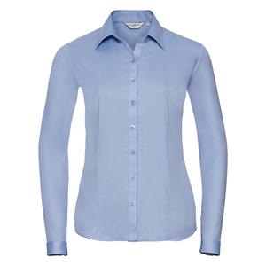 Russell Athletic Shirt met lange mouwen in visgraatmotief voor dames