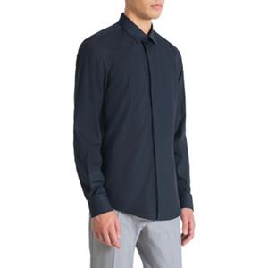 Antony Morato Overhemd Lange Mouw  LONDON SLIM FIT MMSL00691-FA400078