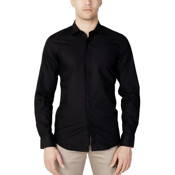 Antony Morato Overhemd Lange Mouw  LONDON SLIM FIT MMSL00691-FA400078