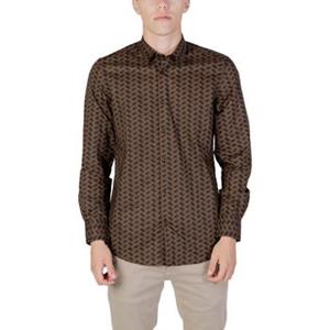 Antony Morato Overhemd Lange Mouw  NAPOLI SLIM FIT IN TESSUTO MMSL00628-FA430578