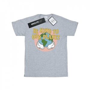 Disney Heren Mickey Mouse Wees aardig voor onze planeet T-shirt L