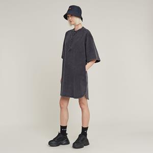 G-Star RAW Balloon Loose Sweater Jurk - Zwart - Dames