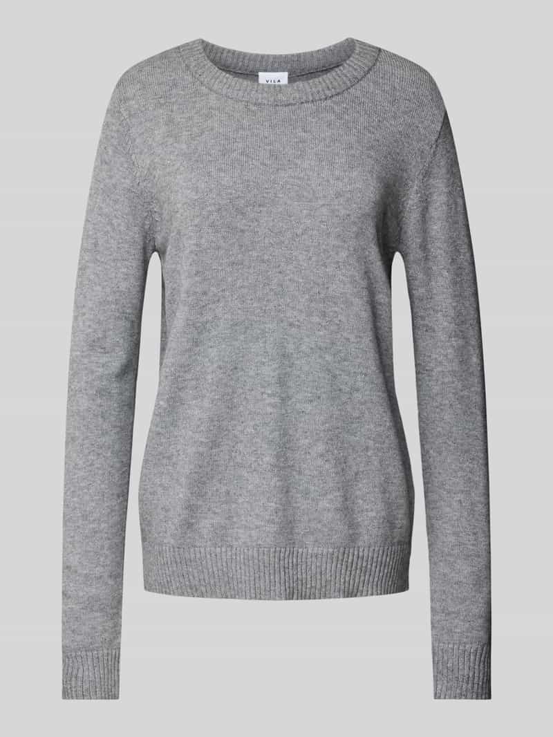 Vila Trui met ronde hals VIRIL O-NECK L/S KNIT TOP - NOOS