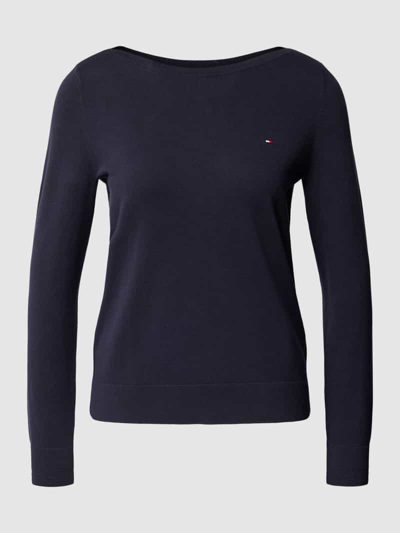 Tommy Hilfiger Gebreide trui CO JERSEY STITCH V-NK SWEATER