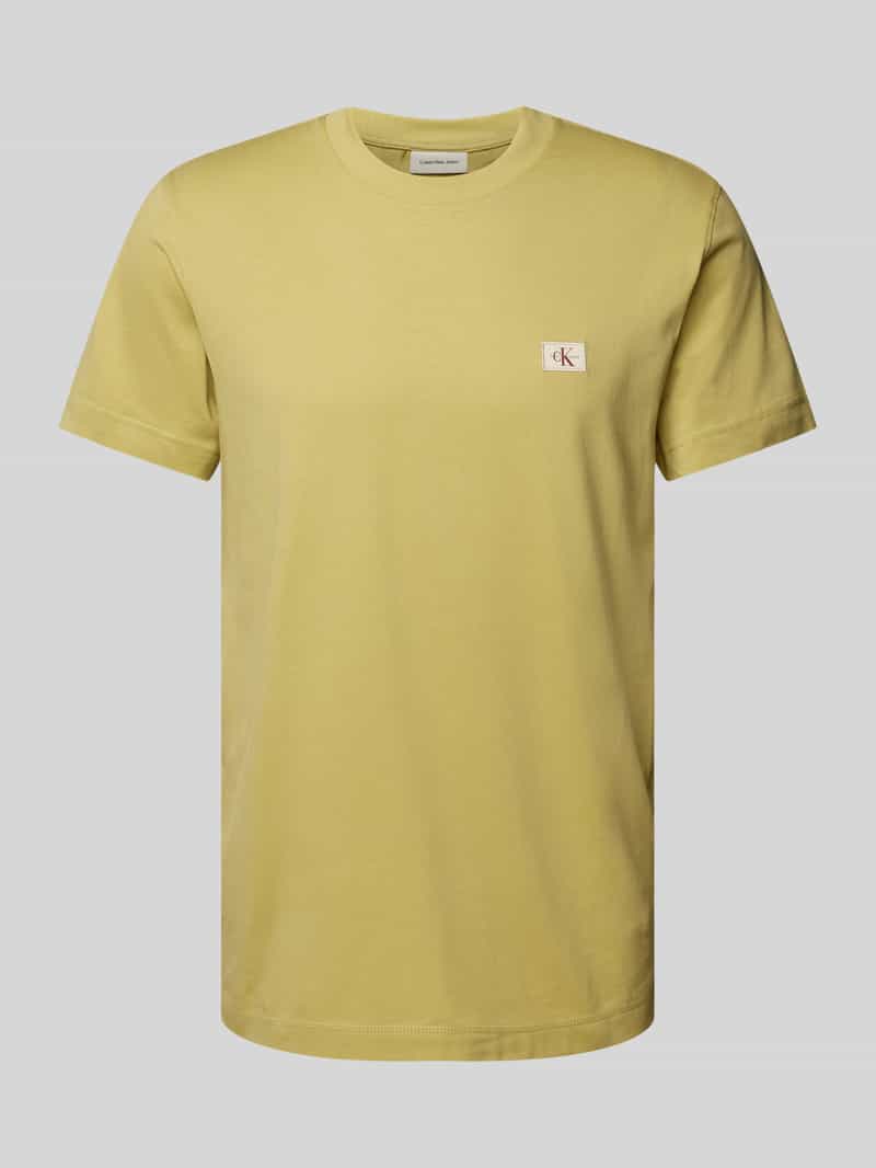 Calvin Klein T-shirt BADGE TURN UP SLEEVE