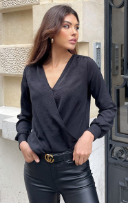 The Musthaves Mila Marant Lace Blouse Zwart