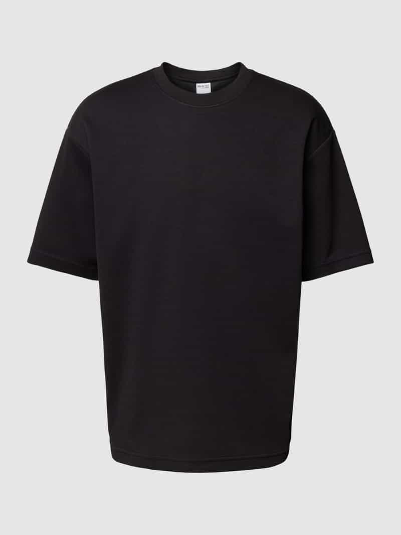 SELECTED HOMME Shirt met ronde hals SLHLOOSEOSCAR SS O-NECK TEE NOOS