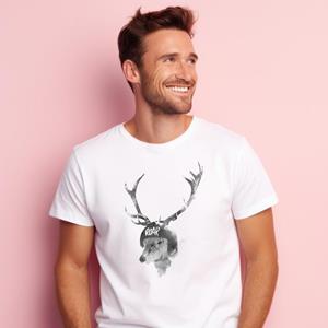 Le Roi du Tshirt T-shirt Homme - BUZZ HARLEY S wit