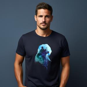 Le Roi du Tshirt T-shirt Homme - BEST FRIEND FOREVER S marineblauwe kleur