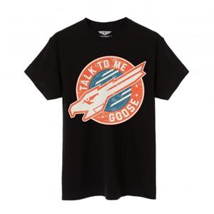Pertemba FR - Apparel Toppistool: Maverick Heren Praat met Me Goose T-shirt L zwart