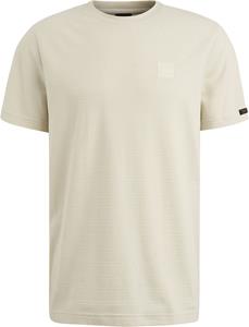 PME Legend T-Shirt Jacquard Stripe Ecru
