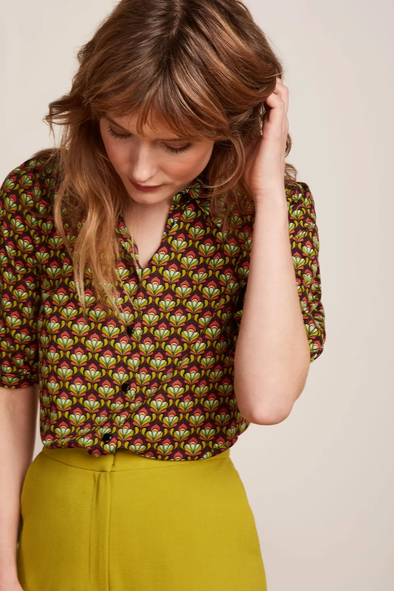 King Louie Carina blouse toulouse