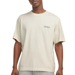 Jack & Jones Jorislington type tee ss crew neck ecru