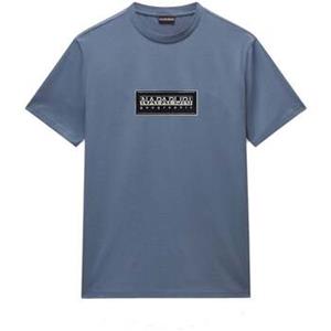 Napapijri T-shirt  S Box Logo T-Shirt Stormy Weather