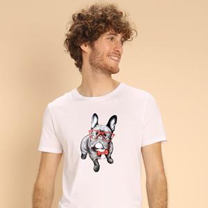 Le Roi du Tshirt T-shirt Homme - HAPPY DOG S wit