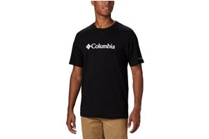 Columbia CSC Basic Logo SS Tee, zwart T-shirt voor heren L zwart