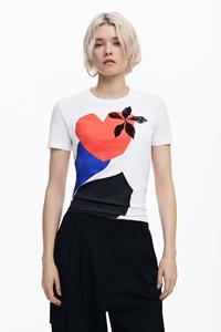 desigual T-shirt ontworpen door Mr. Christian Lacroix - WHITE