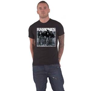 Ramones Unisex volwassen 1e album T-shirt S zwart