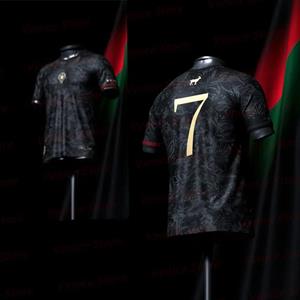 ETST0013 24/25 Nieuwe populaire bedrukking Voetbaltrainingsshirt Buitensporten Zomer Heren T-shirt Snel drogend Ademend Dames T-shirt Top S