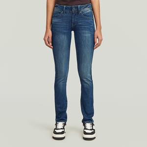 G-Star RAW Midge Straight Jeans - Donkerblauw - Dames