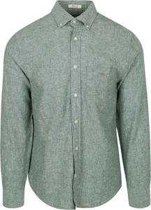 Gant Casual hemd lange mouw reg cotton linen shirt 3250082/318