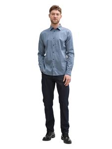 Tom Tailor Fitted printed stretch shirt dessin