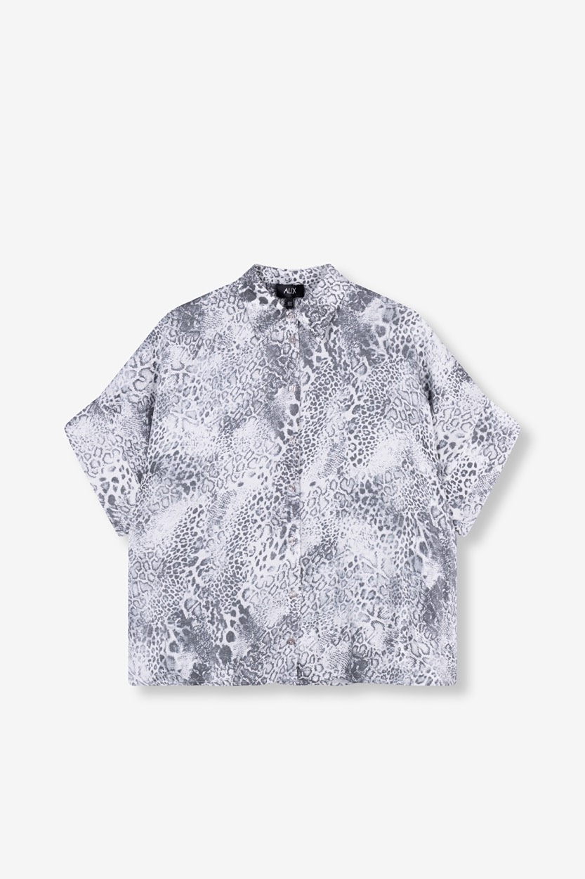 Alix The Label Animal overzised blouse dessin