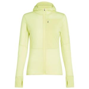Icebreaker  Women's 200 RealFleece Descender L/S Zip Hoodie - Merinohoodie, geel