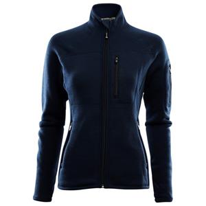 Aclima  Women's Fleecewool Jacket - Wollen vest, blauw/zwart