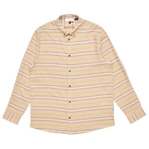 Mazine  Striped Linen-Mix Shirt - Overhemd, beige