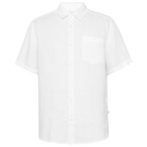 KnowledgeCotton Apparel  Regular Linen S/S Shirt - Overhemd, wit