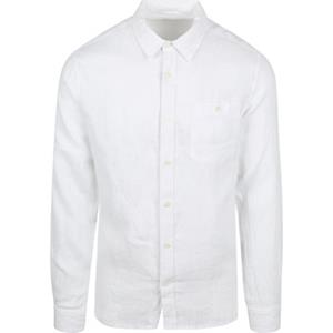 KnowledgeCotton Apparel  Regular Linen Shirt - Overhemd, wit