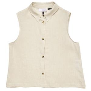 Mazine  Women's Sleeveless Linen Blouse - Blouse, beige